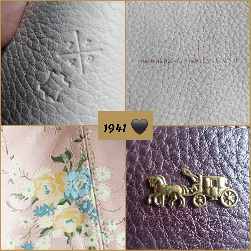 ๐คCoach 1941 Bandit 39 Chalk Hobo With Paraire Flower Saddle Print Inner Bag - Picture 4 of 15